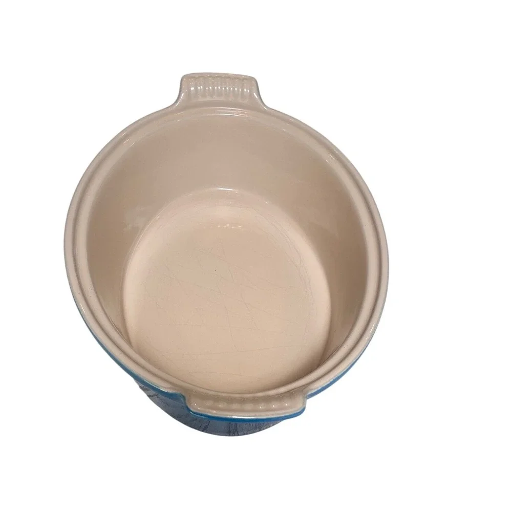 Le Creuset Blue Marseille Stoneware Oval Au Gratin Baking Dish 13-28 1.1L